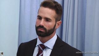 Dr. Dani Robles examines Tony Gys