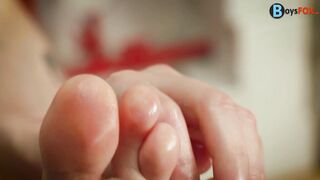 Boy feet fun with Kenton