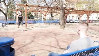 Flexing His Love Muscle