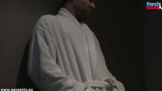 Too hot in the sauna!