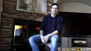 Big Dick Newcomer Jayden Marcos Jerks Off