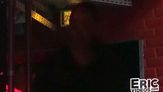 Cock waiting at a glory hole